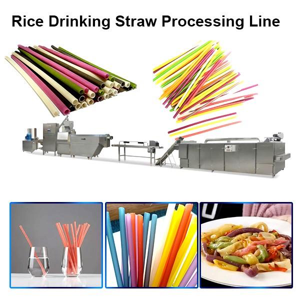 High Speed Machine Make Drinking Straw, Drinking Wheat Rice Straw Machine